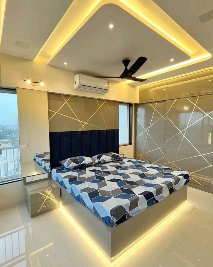 Gypsum P O P Ceiling Work