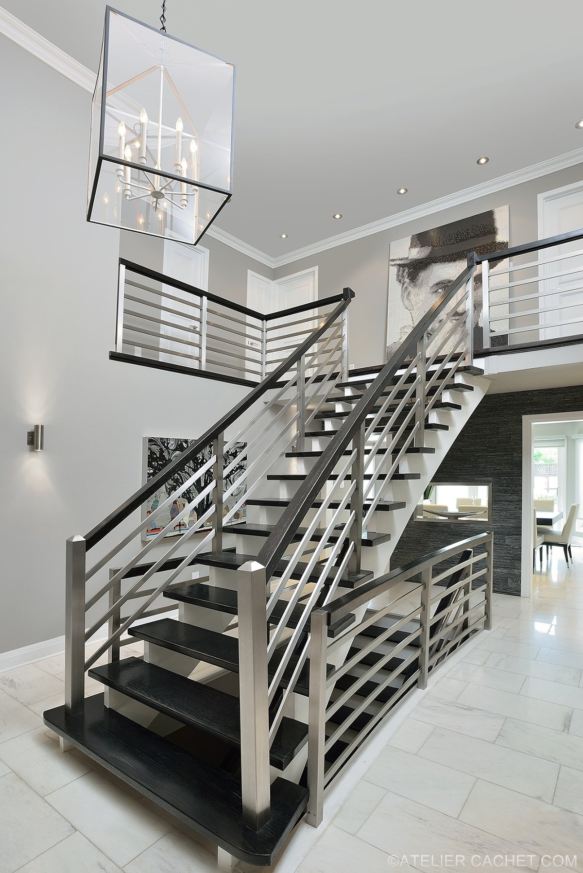 Stainless Steel Staircase